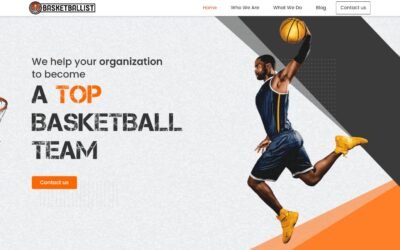 Why You Need A Website For Your Basketball Organization?